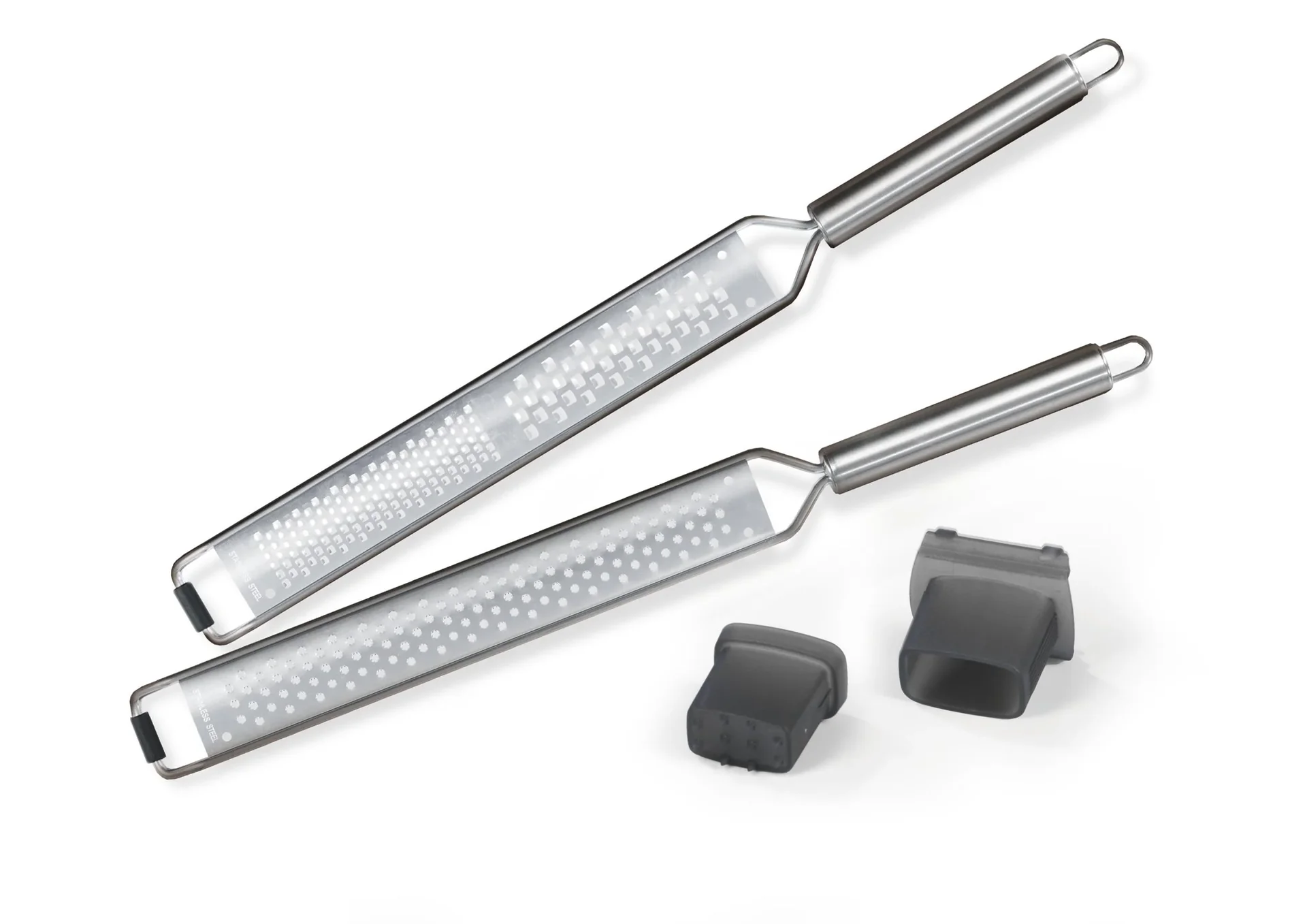 Zester-Reibe, 2-er Set, edelstahl