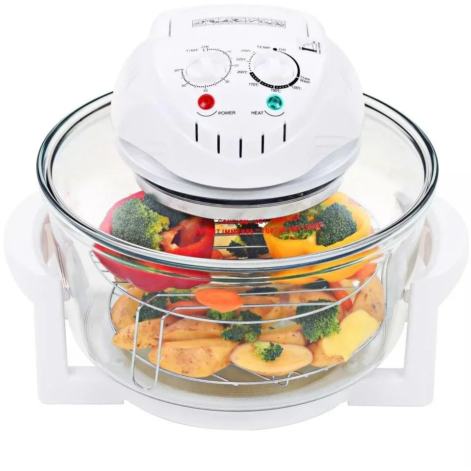 Halogen-Heißluftofen mit Aufsatzring 1400 W 17 L