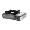 Camp'Bistro  3, Campingkocher 2.200 Watt, Piezozündung, Topfträger aus emailliertem Stahl, inkl. Koffer