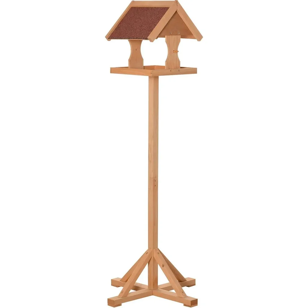 Vogelfutterhaus - Holz - Bitumendach - 55 x 55 x 14 cm