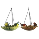 Vogelfutterschale "Blattförmig"