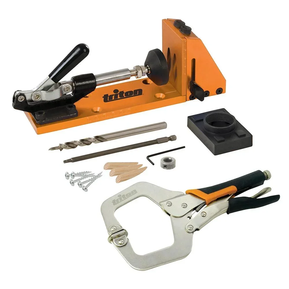 8-teilige Sacklochschablone mit Klemme TW8CPHJ