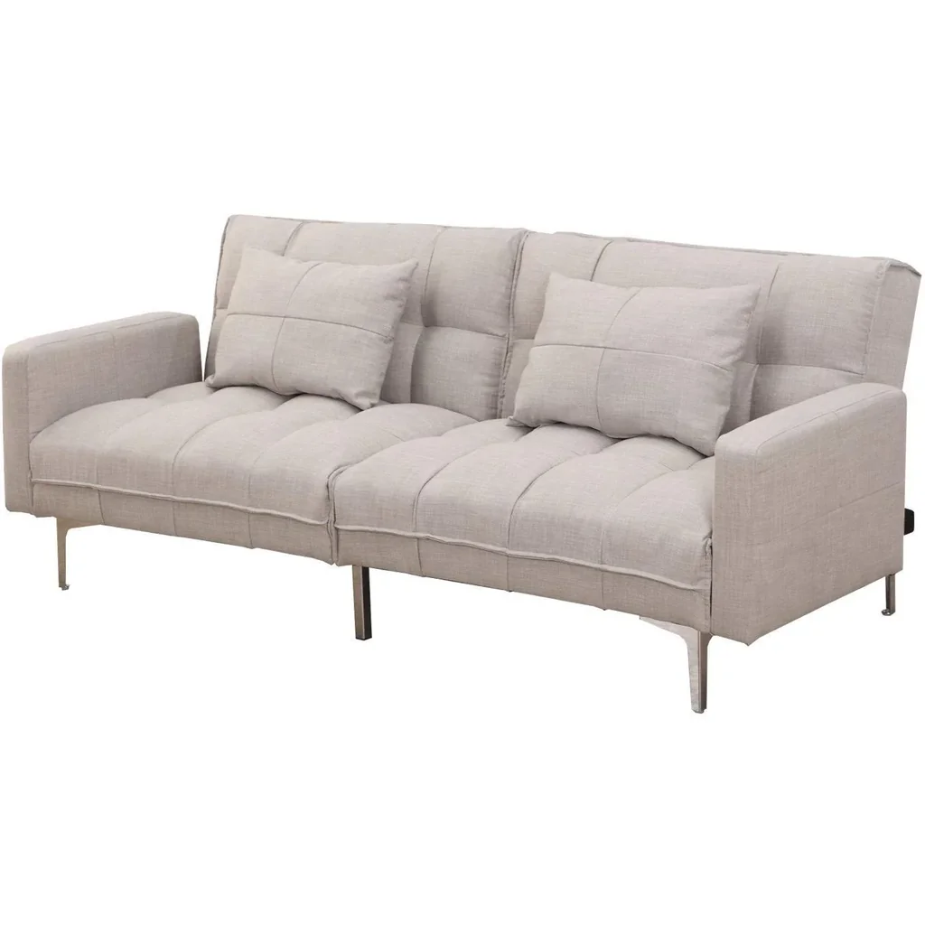 Schlafcouch mit Kissen