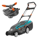 Elektro-Rasenmäher PowerMax?1600/37 + Kreisregner Samba