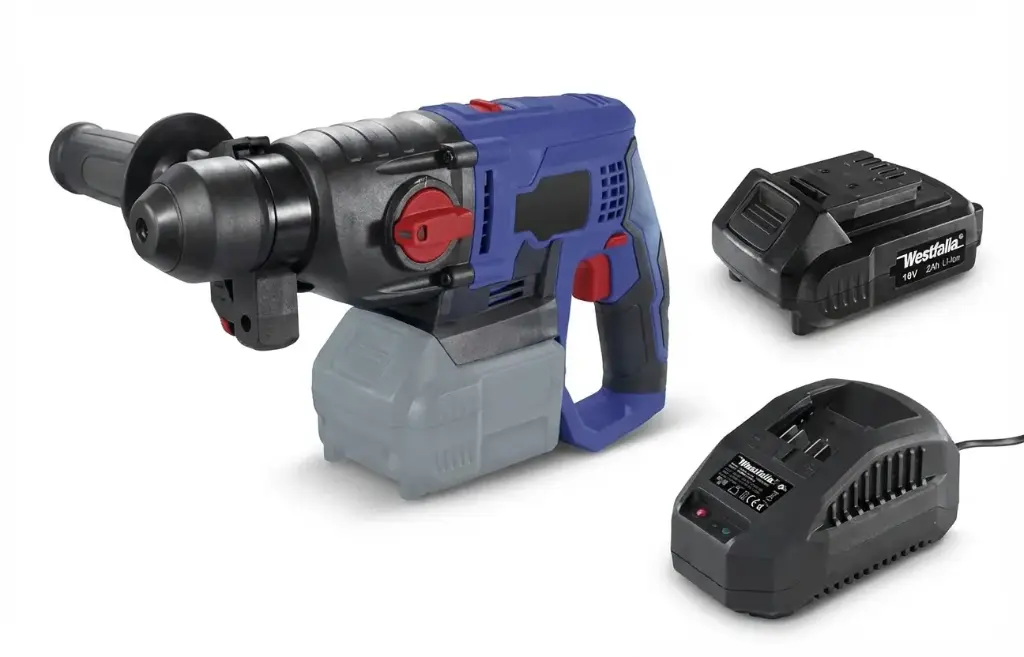 Bohrhammer ABH18 18 V Li - Ion inklusive Akku 2,0 Ah und Ladegerät