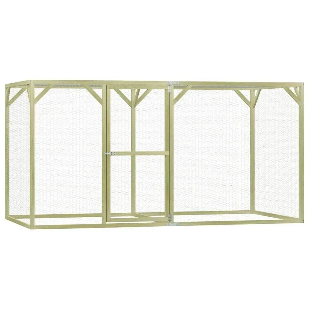 Hühnerstall 1,5x3x1,5 m imprägniert