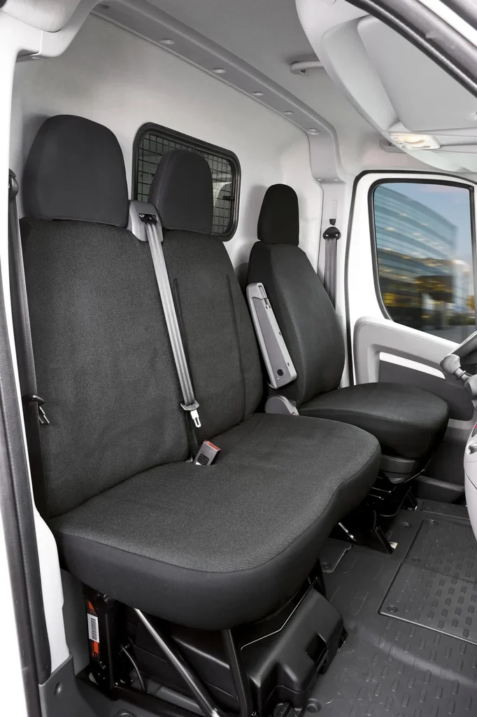Passform Sitzbezüge aus Stoff für CITROen Jumper, Fiat Ducato und Peugeot Boxer ab BJ 07/2006 bis 05/2014