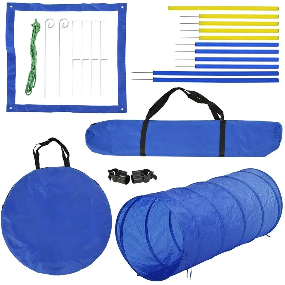 Hundesport blau/gelb