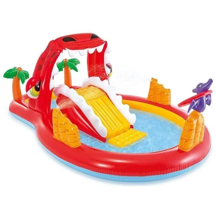 Pool Spielzentrum Happy Dino 259 x 165 x 107 cm