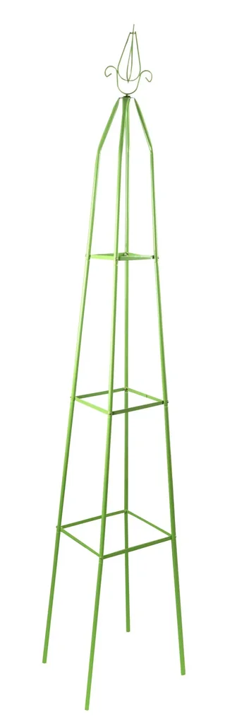Pflanzenständer, grün, Abmessung 31 x 31 x 200 cm
