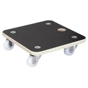 Multi Roller MR 1350, 29 x 29 x 8,5 cm, harte Rollen Ø 50 mm, Platte Multipley Maxigrip FSC®, 2 Bremsen, Tragkraft 200 kg