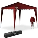 Faltpavillon. Partyzelt Capri - Popup dunkelrot3x3m