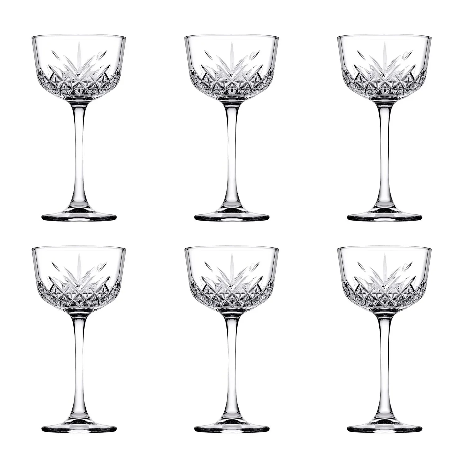 Weingläser Set (6 Stück, 160ml) - Serie Timeless - Klassisch & Elegant