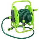 Kinzo Schlauchtrommel mit 15m Gartenschlauch und Zubehör