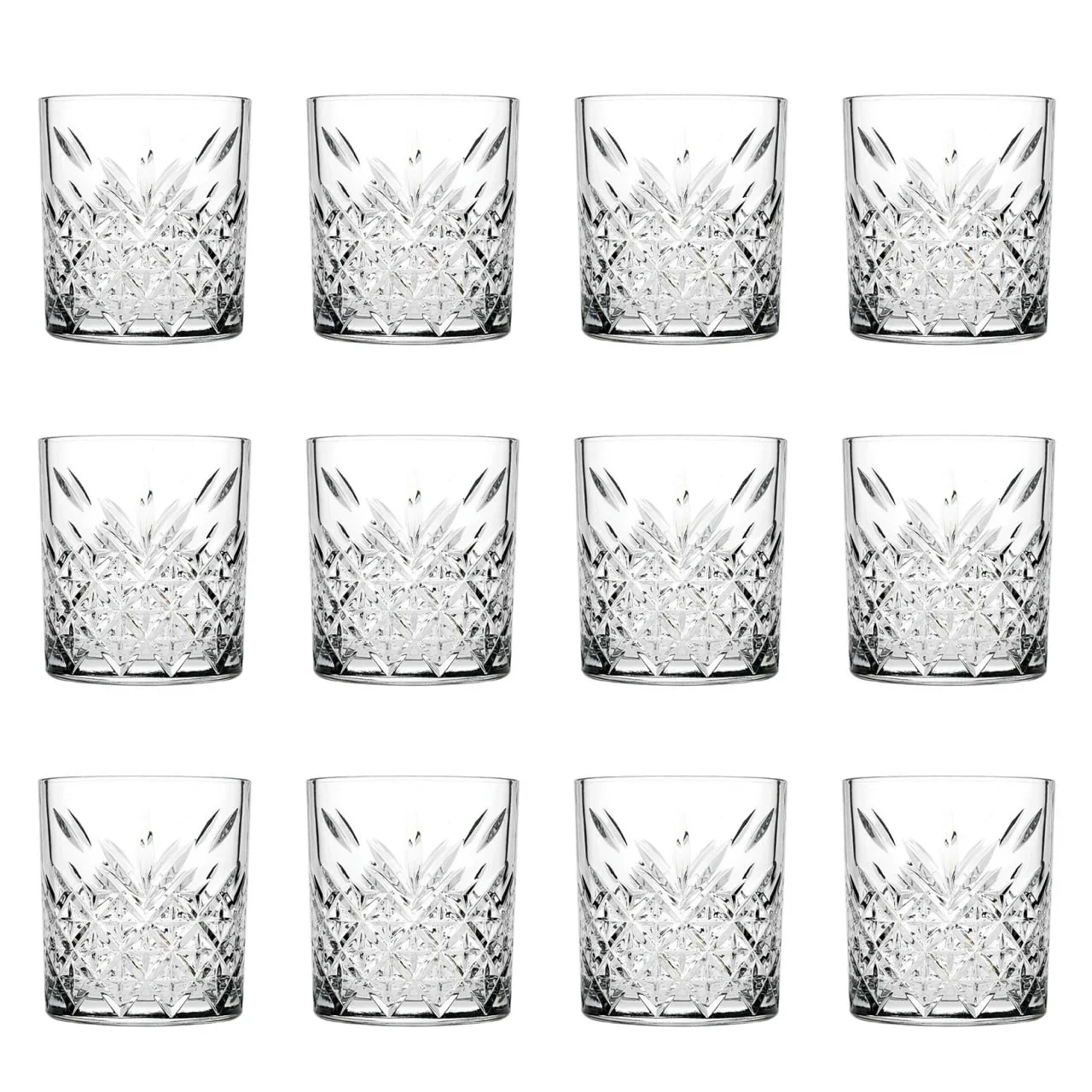 Whiskygläser, Whiskybecher - 12er-Set - Timeless, 345 ml