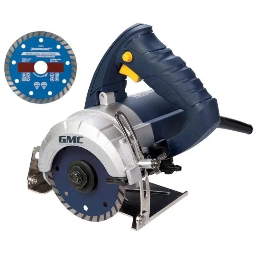 Nasssteinsäge - 1250W - 110 mm MIT Sägeblatt 110x2,7x20 mm
