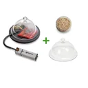 Mini-Räucherofen SB-01 mit duftendem Eichenholz-Sägemehl und zusätzlicher Ofenhaube