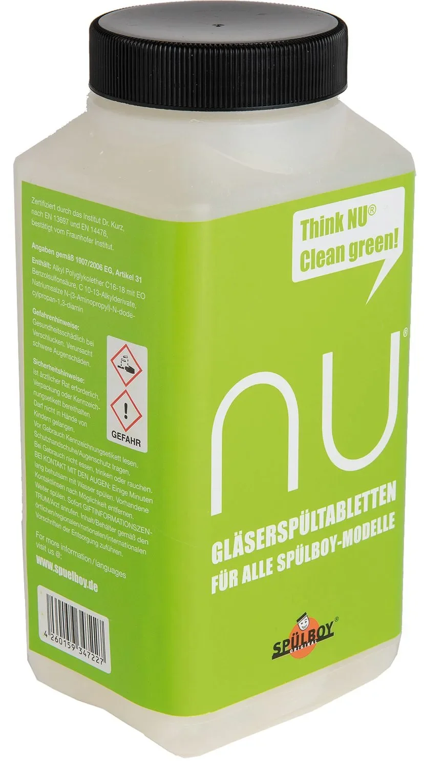 Spültabs, Gläserspültabletten für SPÜLBOY NU - 100 Tabletten