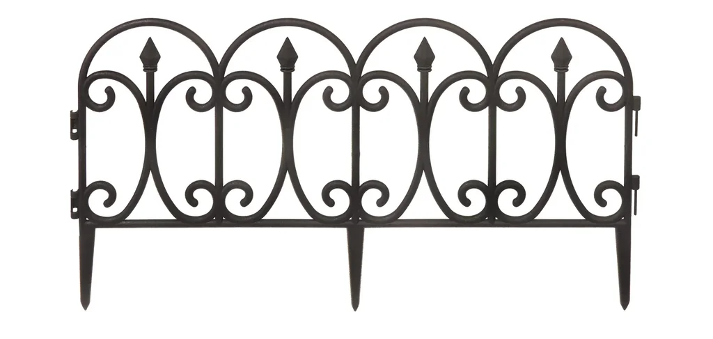 Gartenzaun in anthrazit