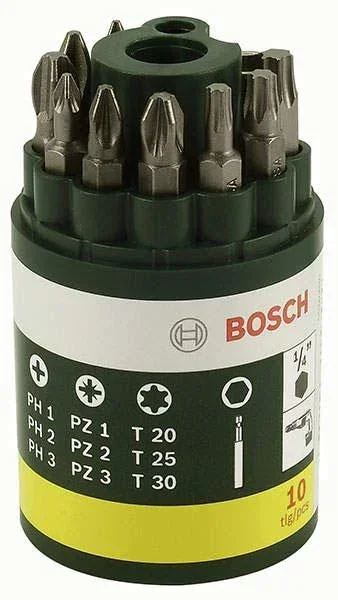 Schrauber Bits, Runddose, 10 tlg.