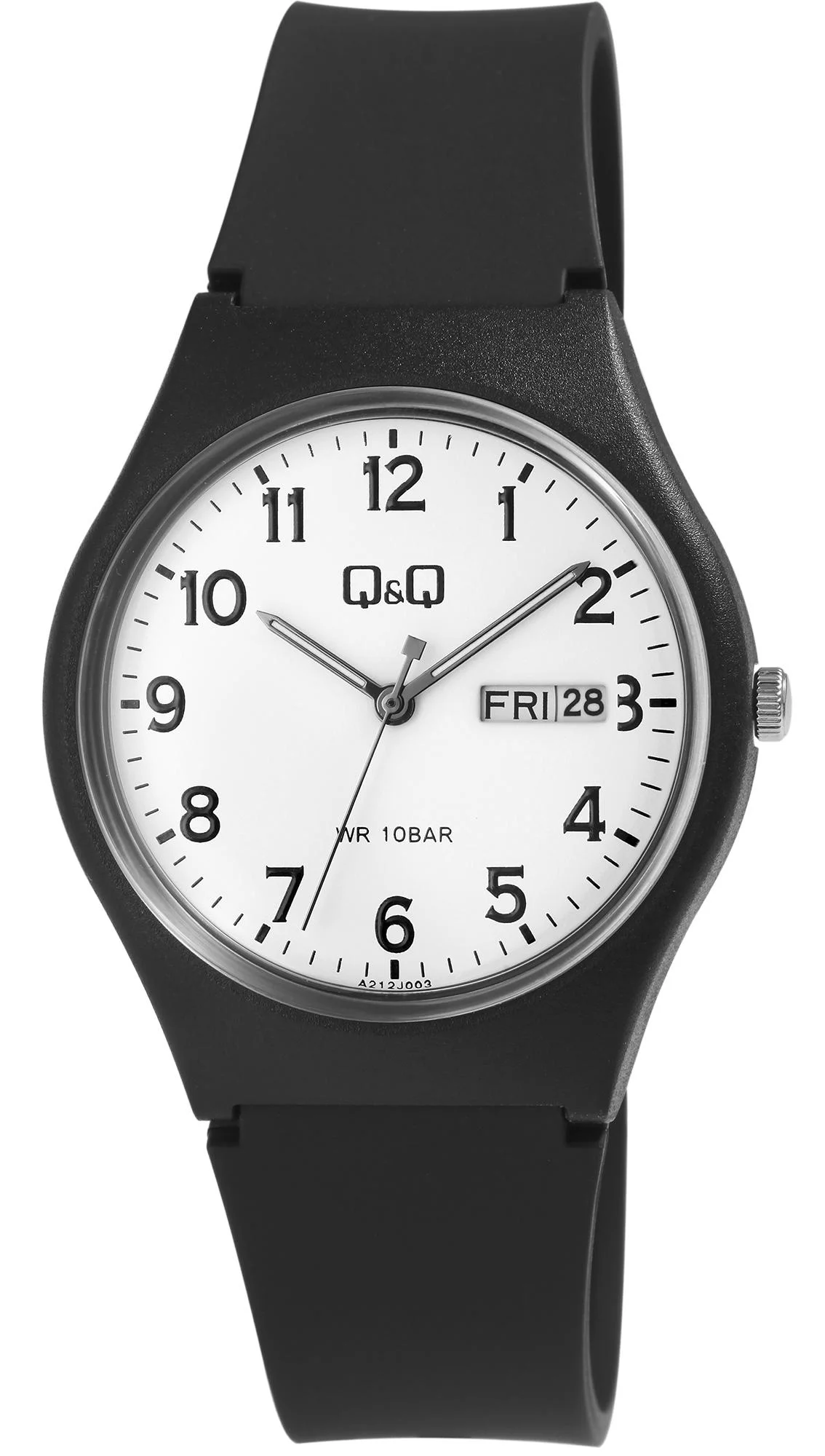 Unisex Armbanduhr mit Datumsanzeige und Quarzwerk