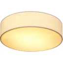 Deckenleuchte - Weiß - Stoff - Ø38cm