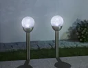 Solar Glaskugelleuchte mit Farbwechsel - 2 Stück