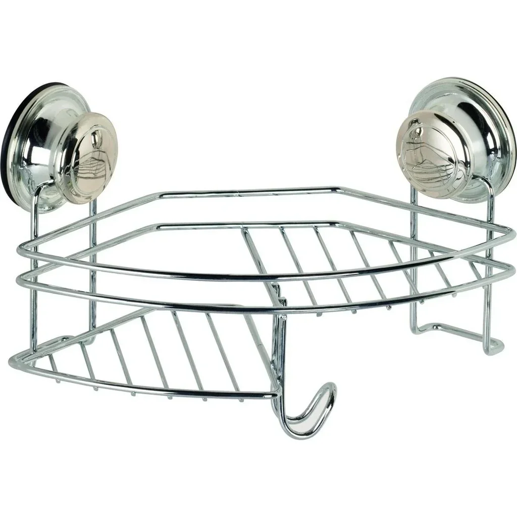 Duschkopf - hängend - Bad & Dusche - Befestigung ohne Bohren - Saugnäpfe - Ecke