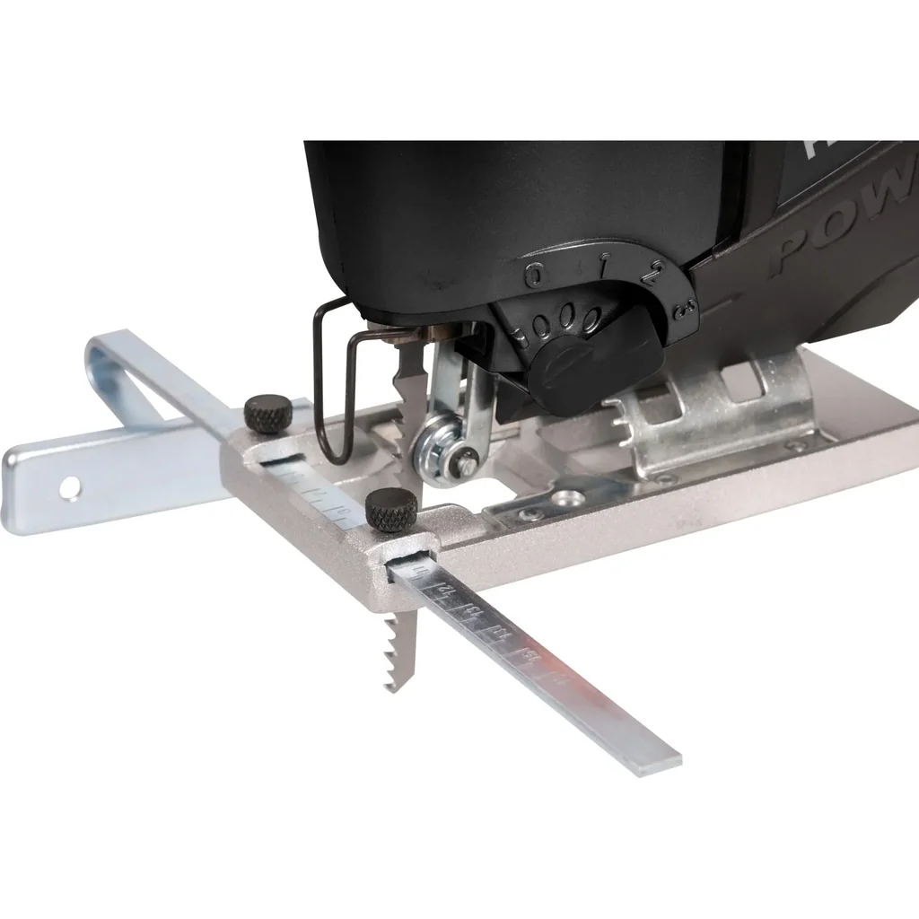 JSM1014 Pendelhubstichsäge 710W - 4 Pendelpositionen - 0-45 Grad Einstellbar - Incl. 3 Sageblätter, Parallelführung und