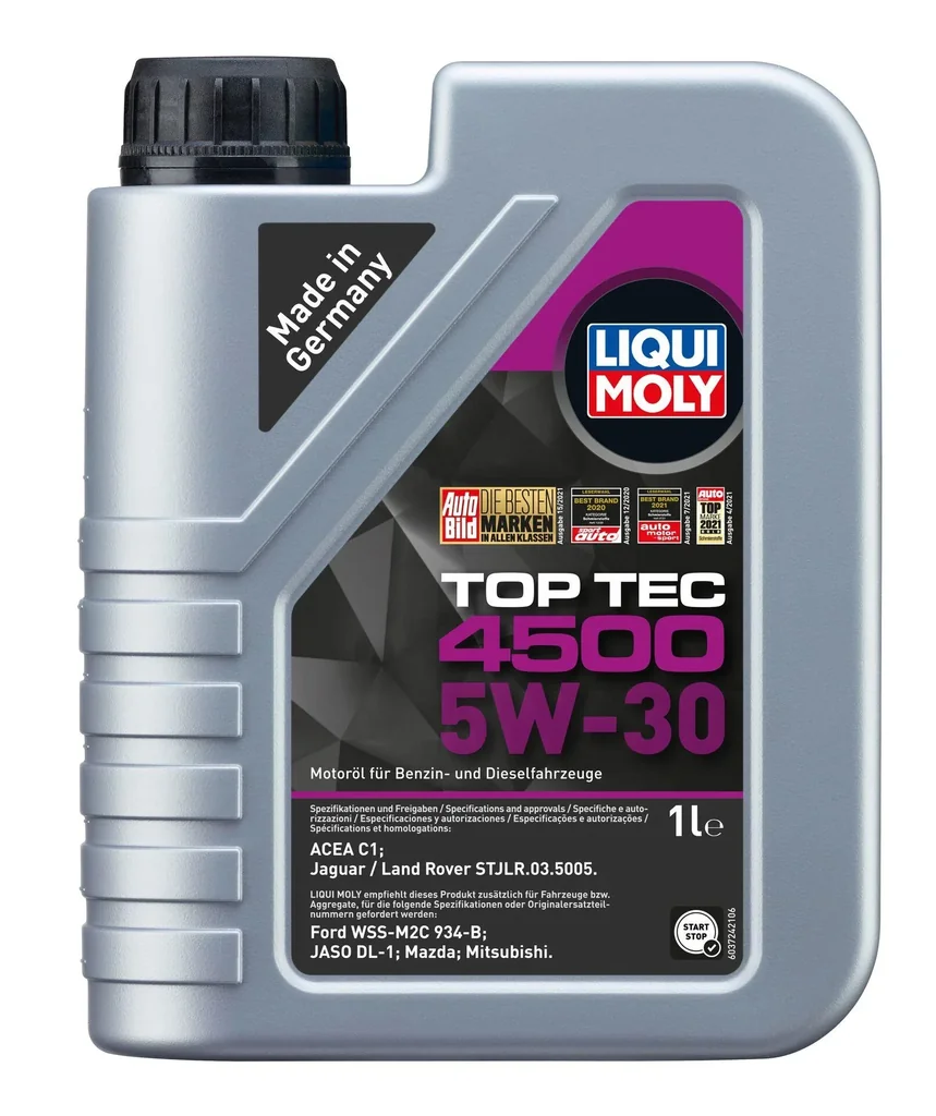 Synthese-Technologie-Motorenöl Top Tec 4500 5 W-30, 1 Liter