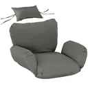 Hängesessel Kissen Auflage für Hängekorb Sitzkissen Ersatzkissen Hängeschaukel Rückenkissen Polyester 112 x 79 x 22 cm