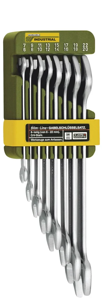 Doppel-Maulschlüsselsatz von 6 x 7 bis 20 x 22 mm (8-teilig)