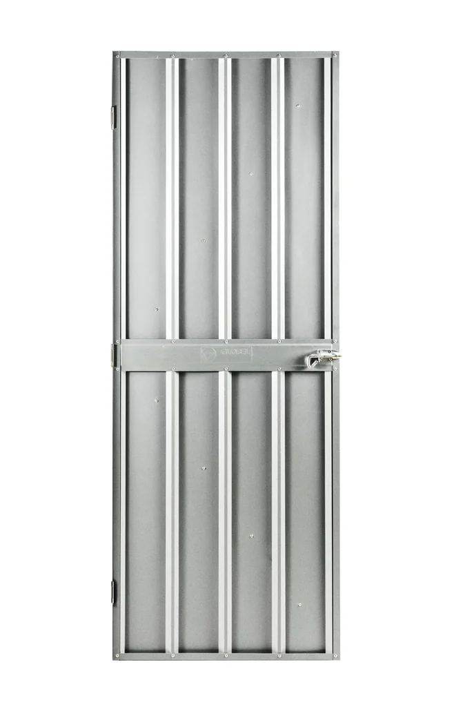 Zusatzschwingtür 176x66 cm, silber metallic, für Skillion, Lean To, Dream