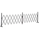 Scherengitter Absperrgitter Alu Braun 405cm