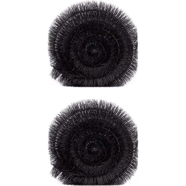Dachrinnenfliese schwarz - Ø10 CM X 4 MTR - 2er Set