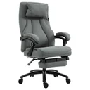 Bürostuhl massage, höhenverstellbarer Chefsessel, Gamingstuhl mit Fußstütze Massagefunktion, ergonomischer Drehstuhl, Ma