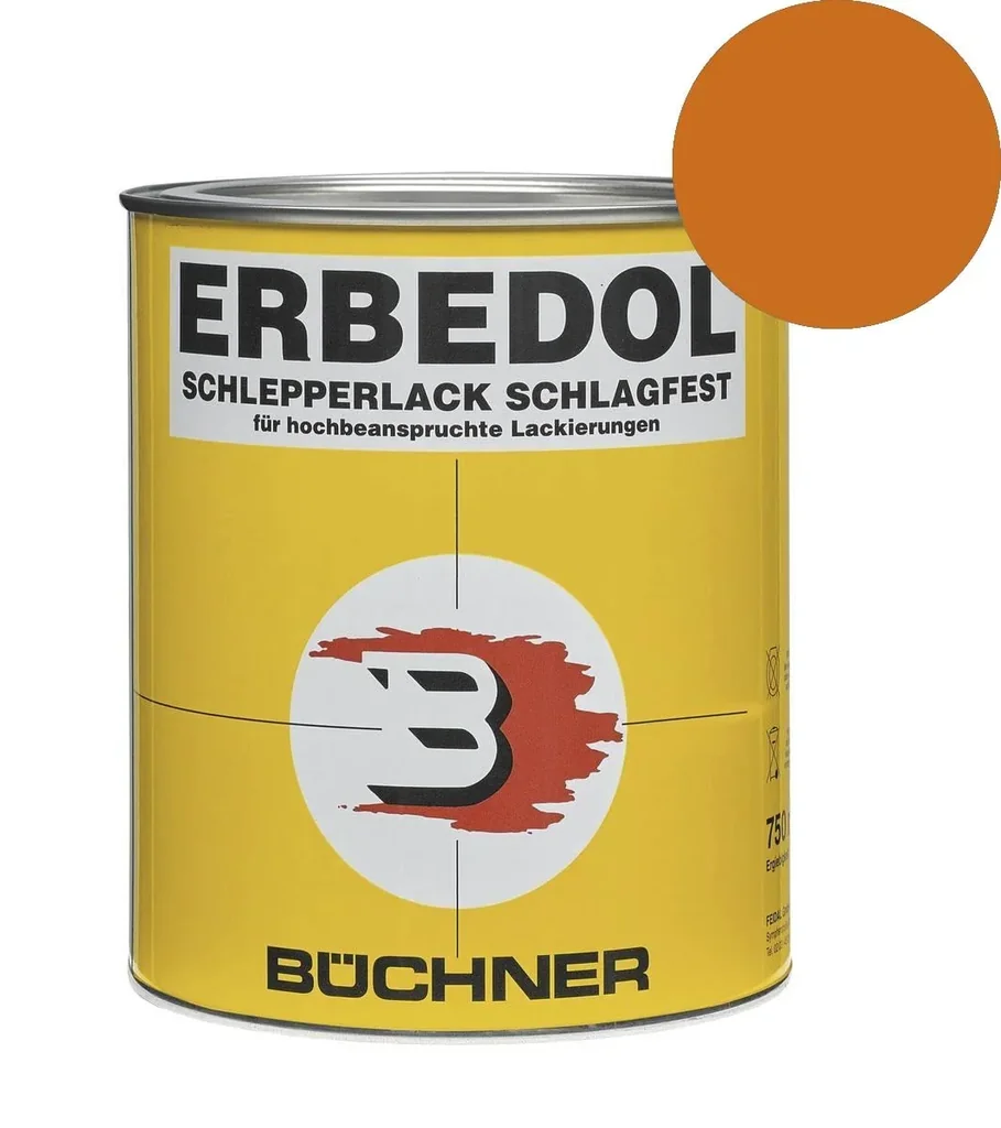 Schlepper- und Landmaschinenlack RAL 2011 tieforange