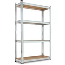 Verstärktes Lagerregal 5 Fachböden - MDF - 160 x 90 x 40 cm max 700kg