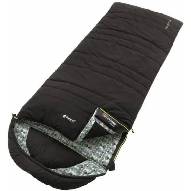 Camper Lux Schlafsack Schwarz