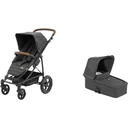 Koelstra Kinderwagen MIT Babytragetasche - Binque Daily Combi Kinderwagen - Schwarz