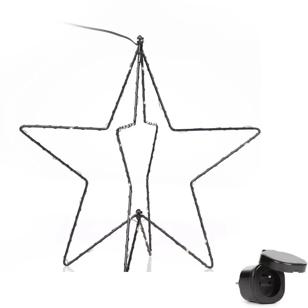 Weihnachtsbeleuchtung Falling Star - Warm White - 3D-Effekt- LED und Perel Smart home Wifi plug- Android & IOS