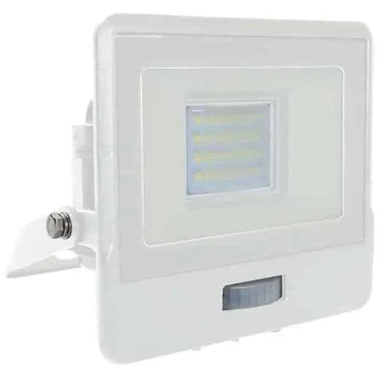 VT-128S LED-Flutlicht mit Sensor - 20 W - 1510 Lm - 4000K - Weiß