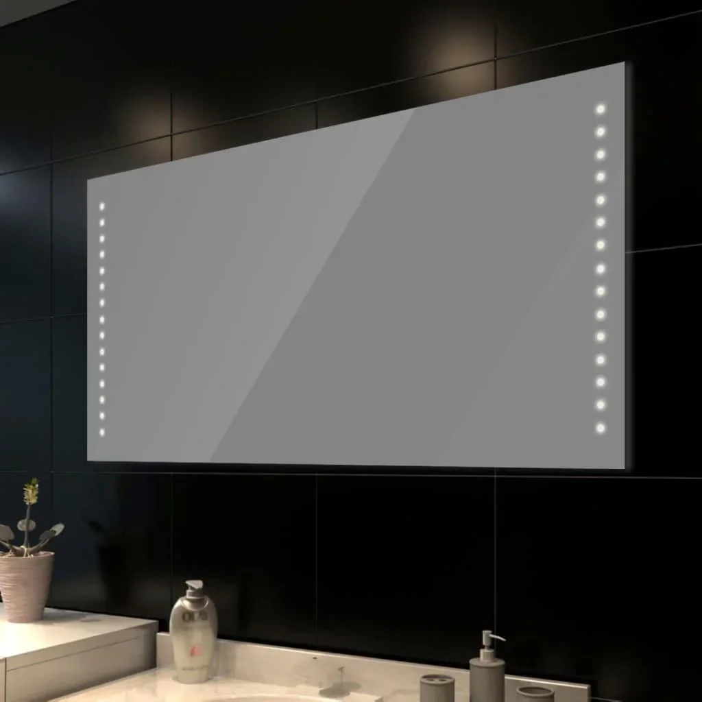 Badezimmerspiegel mit LEDs 100x60 cm