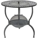 Holzkohlegrill 70x67 cm antik-grau