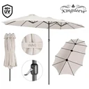 Sonnenschirm - Creme - UV-Schutz 40+