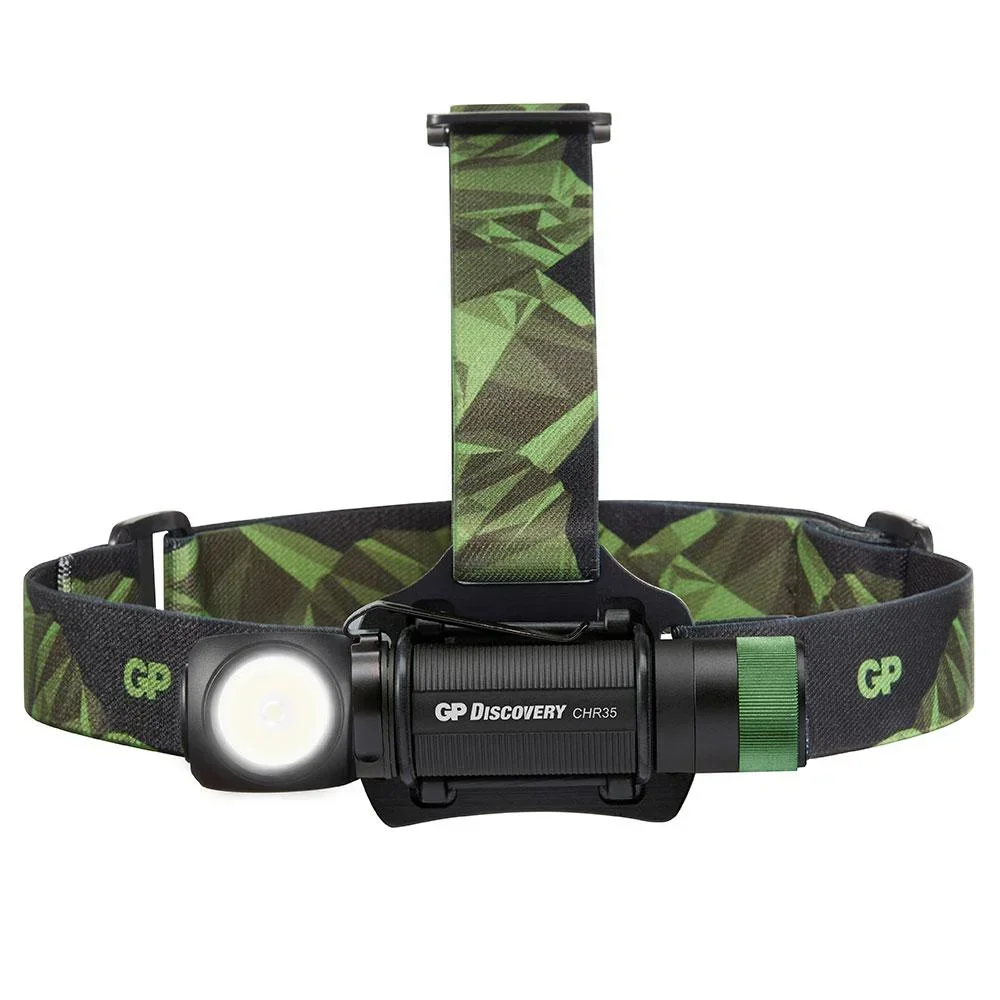 DISCOVERY Akku 2in1 Stirnleuchte und Taschenlampe mit Magnetbefestigung und 600 Lumen, IPX4