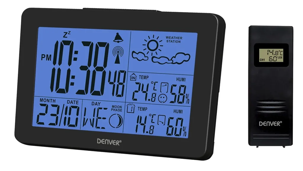 Wetterstation mit Funkuhr inkl. Außensensor