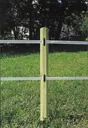 Holz Zaunpfähle 6 x 150 cm, 30 Stück - ideal für den Zaunbau