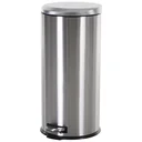 Treteimer mit Inneneimer silber/schwarz