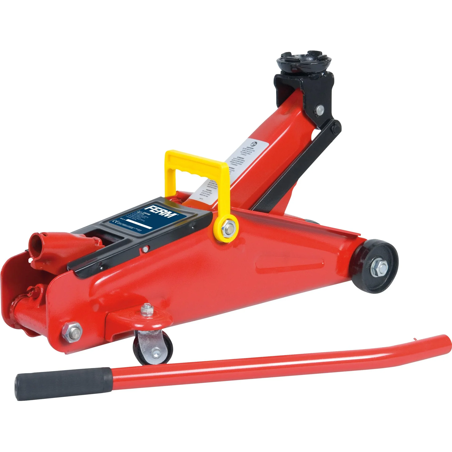 TJM1008 Rangierwagenheber max. 2000kg - min. 135mm - max. 365mm - Sicherheitsventil - Mit Aufbewahrungskoffer